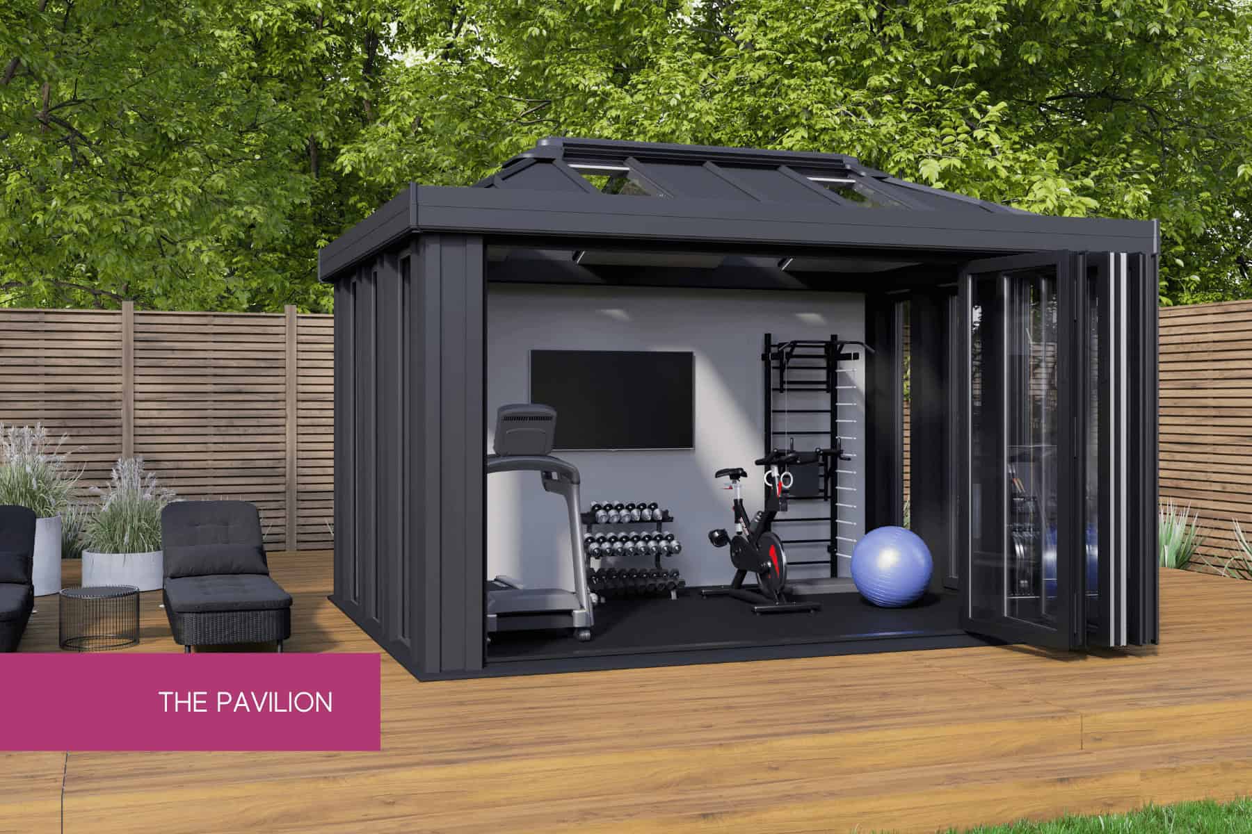 the pavilion garden room